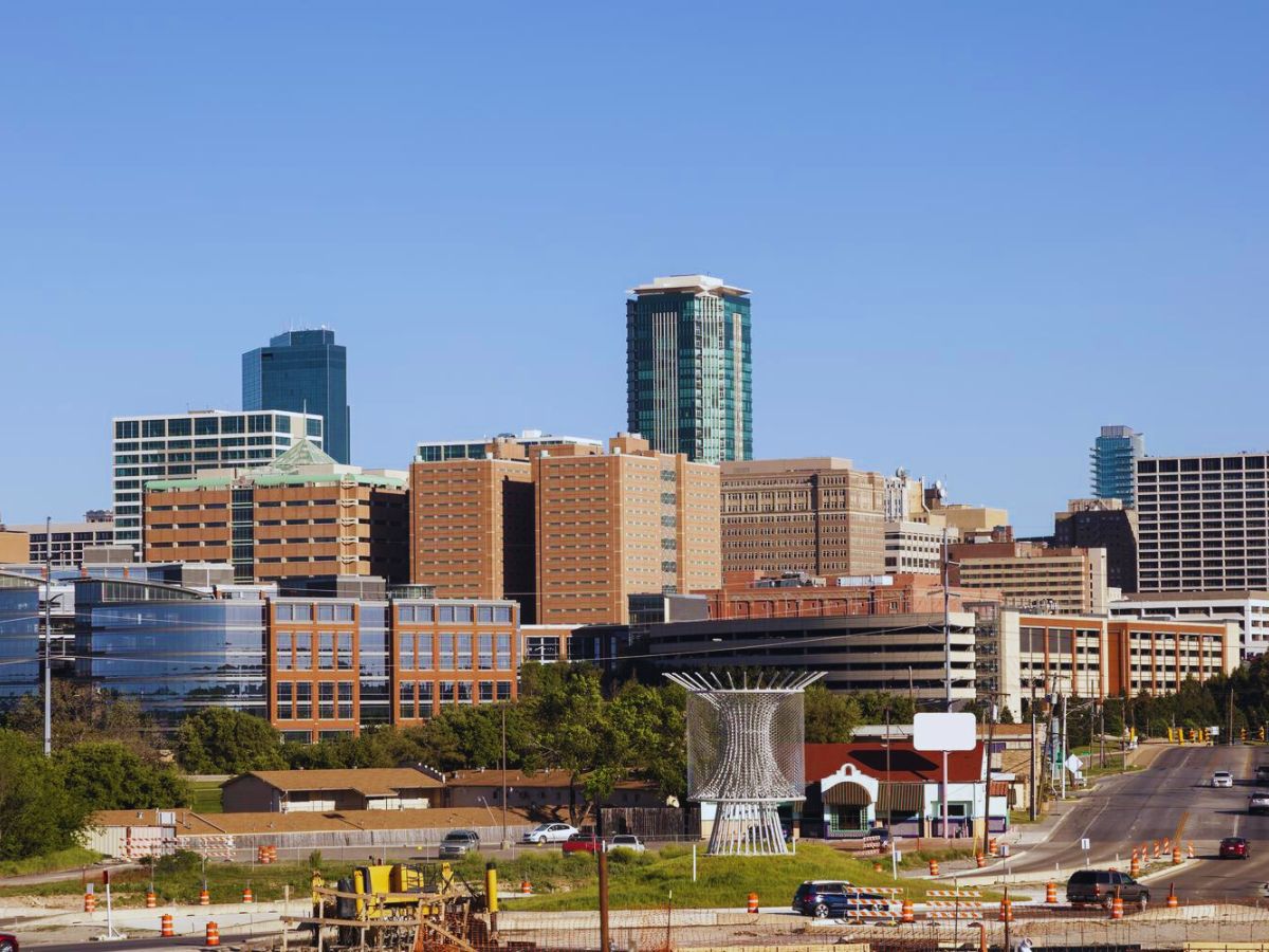 View of the Fort Worth Downtown, Fort Worth, TX