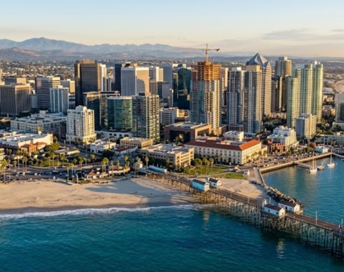Beach and beyond View, Oceanside, CA