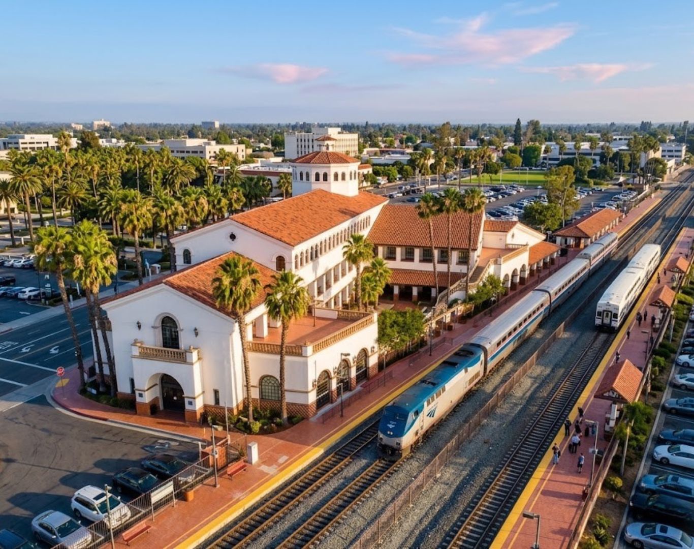 The Amtrak station, Santa Ana, CA