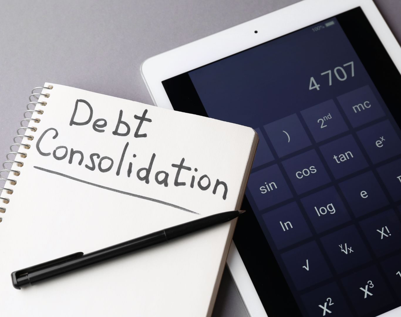 Client reviewing options for debt consolidation near me in Jacksonville, FL
