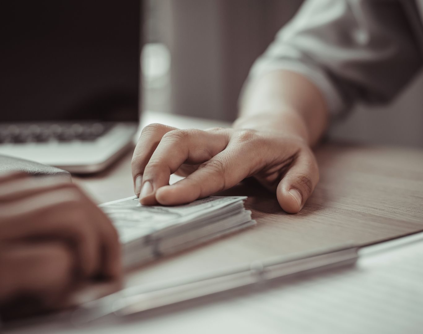 Financial advisor explaining debt consolidation in Jacksonville Beach, FL